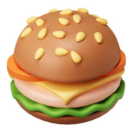 Burger 3d model free download