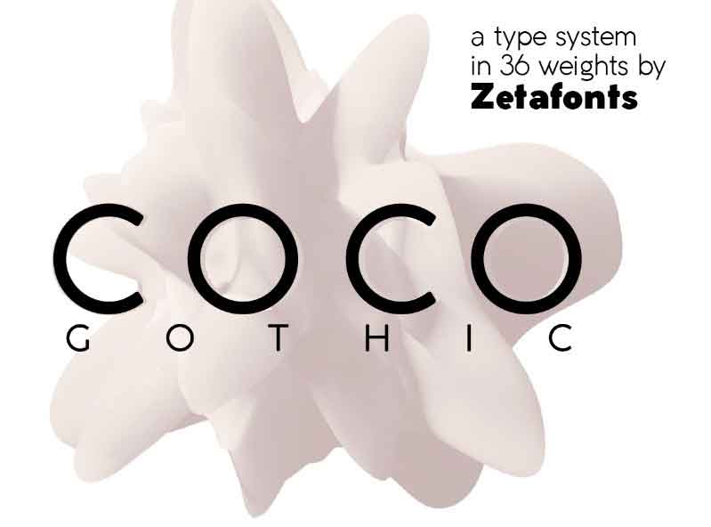 coco gothic font