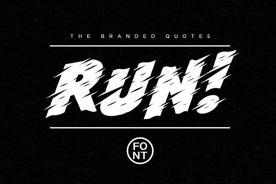 run-font