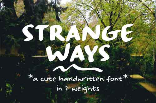 Strangeways font