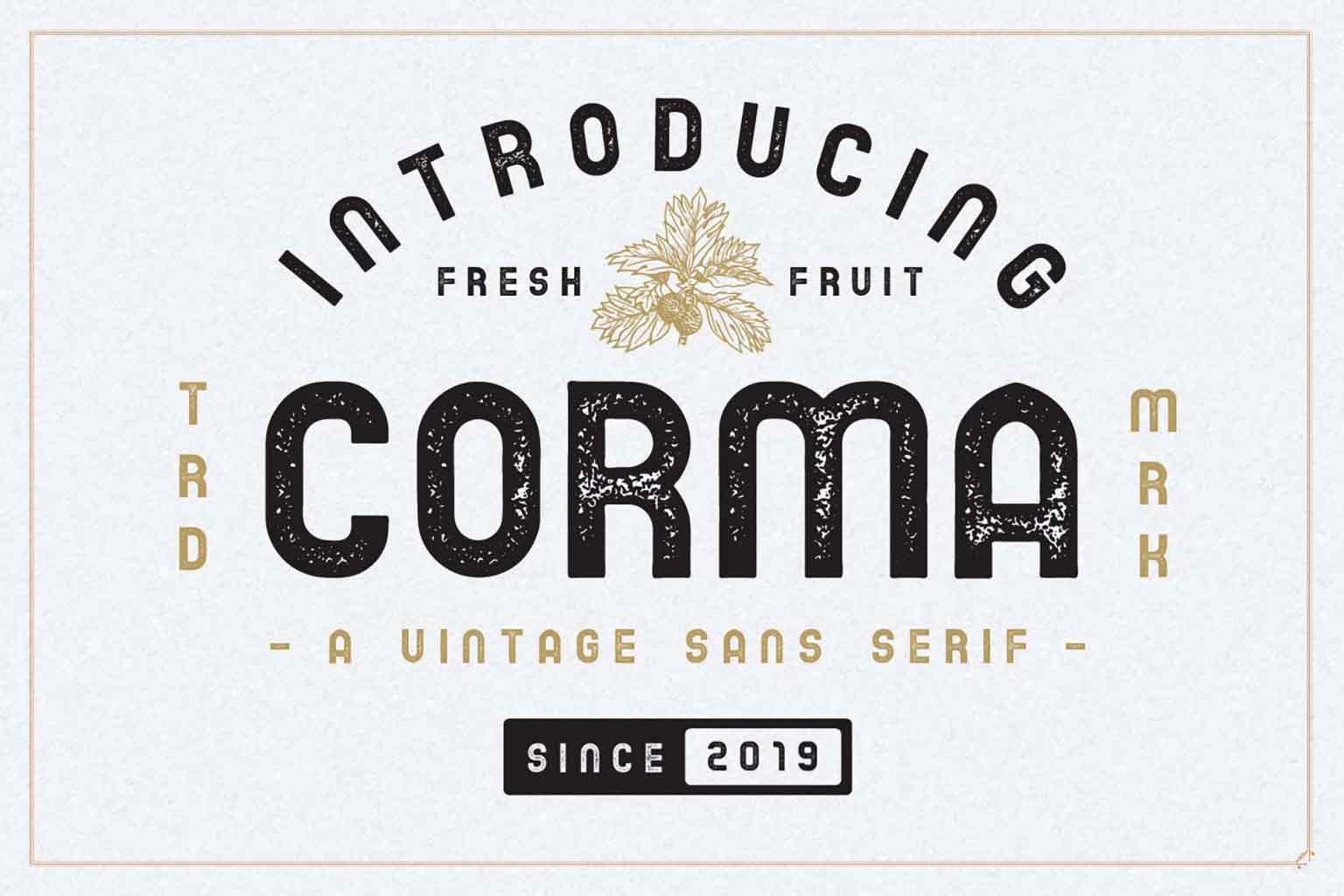Corma-Vintage Font