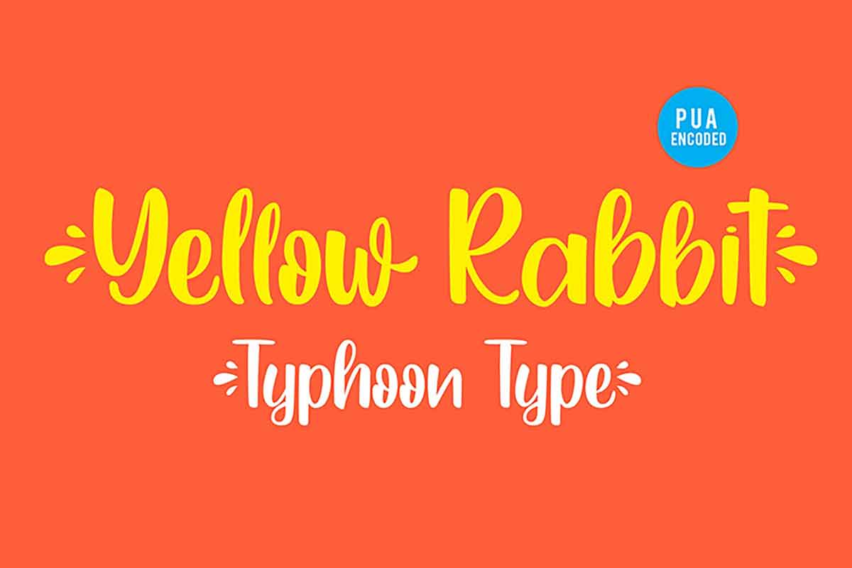 yellow_rabbit Font