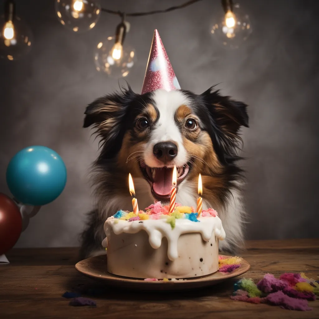 Happy birthday dog images