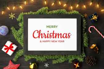 psd christmas card templates
