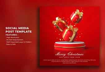 psd christmas card templates