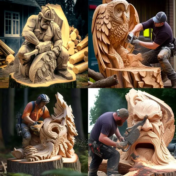 chainsaw-carving