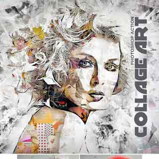 Collage Art Photoshop Action
