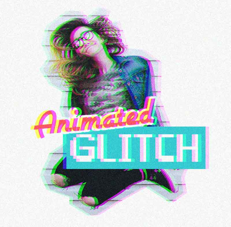 Animated-Glitch-Photoshop-Action