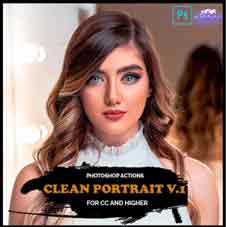 Clean Portrait Photoshop actions