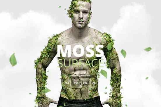 Moss Photoshop Action