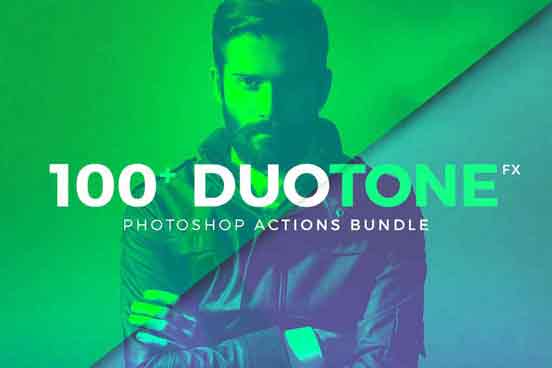 Duotone Photoshop Action Bundle