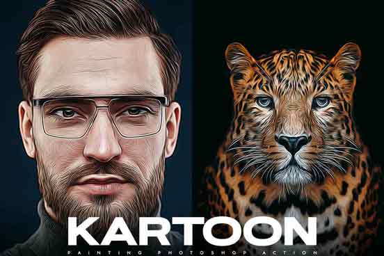 Kartoon Painting Photoshop Action