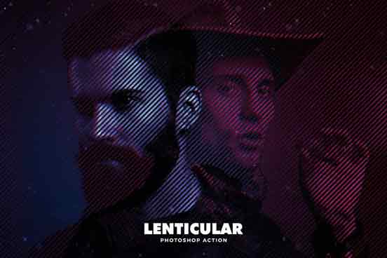 Lenticular Photoshop Action