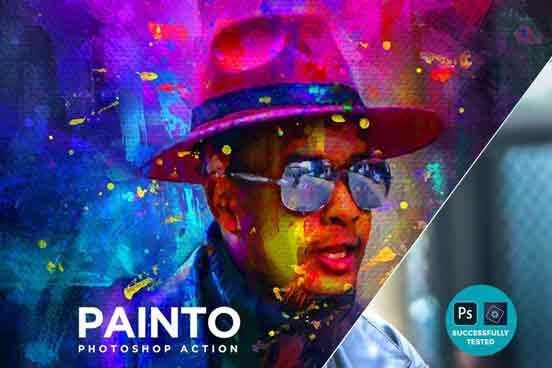 Painto Photoshop Action